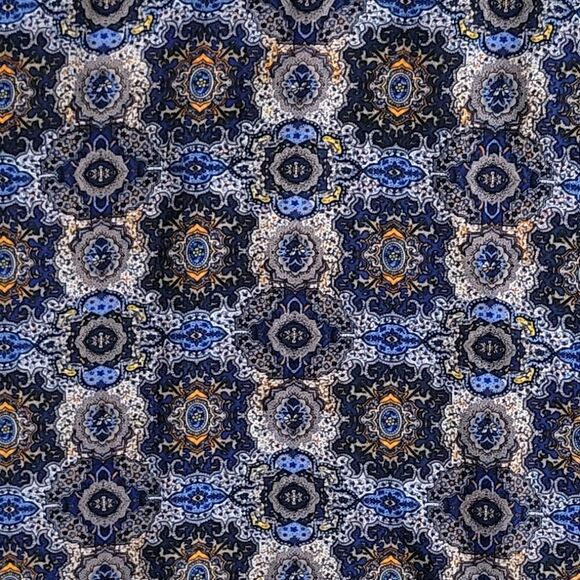 Daniel Rainn Women's Mosaic Print Peasant Blouse - Picture 7 of 10